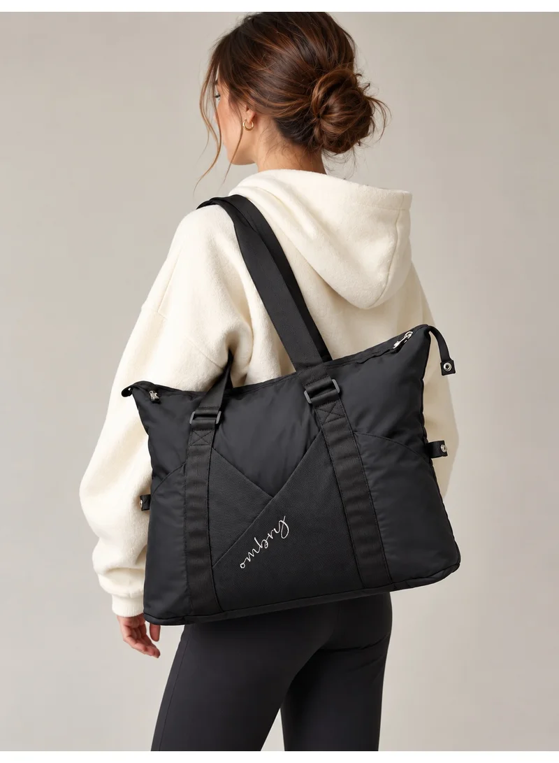 Waf Large Capacity Lightweight Tote Bag for Travel Gym Daily Use