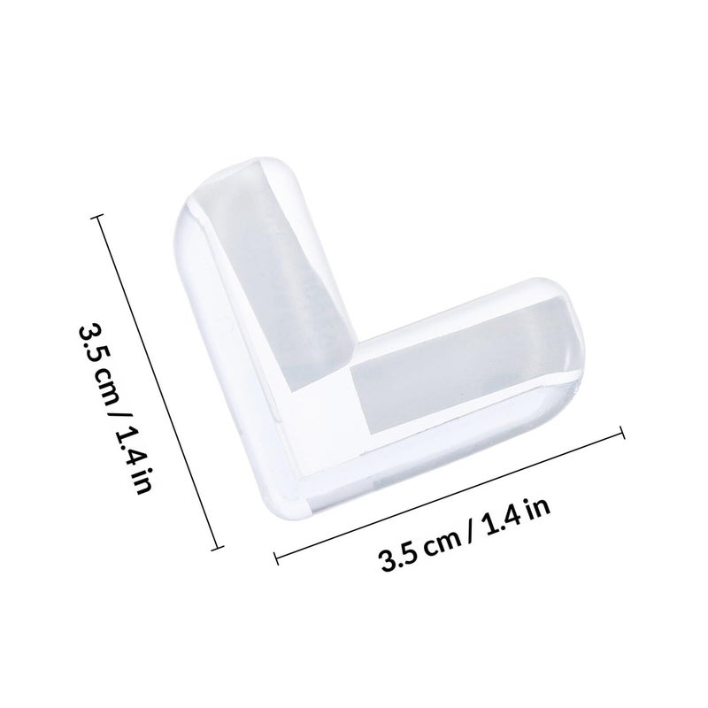 20Pcs L Shaped Corner Covers Safety Bumper Guards Thickened Edge Protectors For Furniture Tables - Image 3