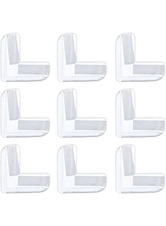 20Pcs L Shaped Corner Covers Safety Bumper Guards Thickened Edge Protectors For Furniture Tables - Image 1