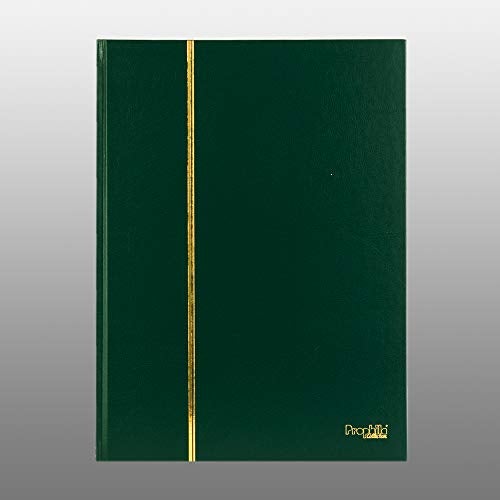 Prophila Collection Prophila Stamp Album (New) 16 Black Sides, Green Cover - Image 3