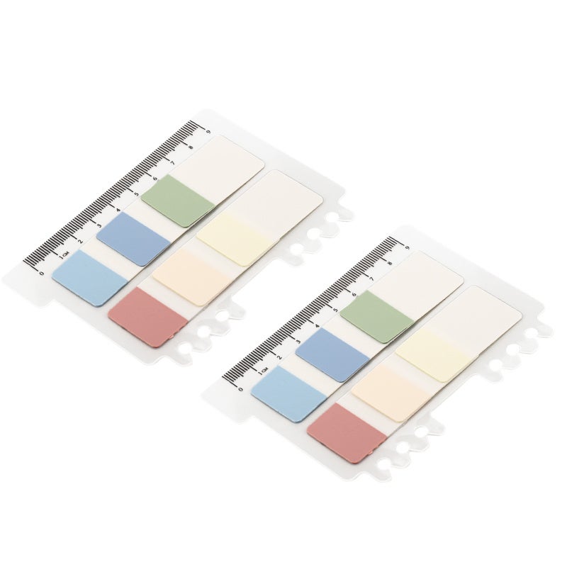 Transparent Sticky Notes: 6 Colored Waterproof Pet Material - Multipurpose Translucent Sticky Notes for Office Home School Study Document Indexing - Image 4