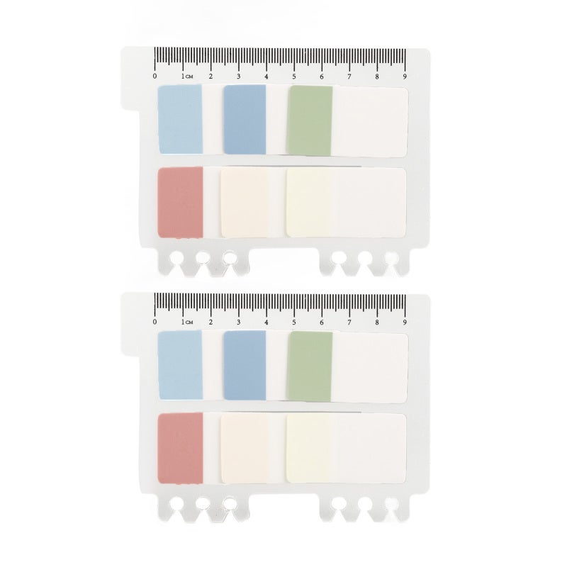 Transparent Sticky Notes: 6 Colored Waterproof Pet Material - Multipurpose Translucent Sticky Notes for Office Home School Study Document Indexing - Image 2