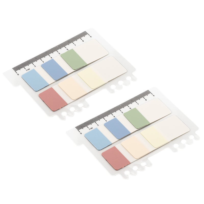 Transparent Sticky Notes: 6 Colored Waterproof Pet Material - Multipurpose Translucent Sticky Notes for Office Home School Study Document Indexing - Image 5