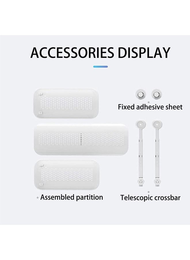 Arabest - Split Ac Air Flow Deflector, Slim, Length & Angle Adjustable Air Conditioner Deflector helps Cooling/Heating Air Circulation, Anti Blast, Wind Baffle and Direction, Anti-Condensation - Image 1