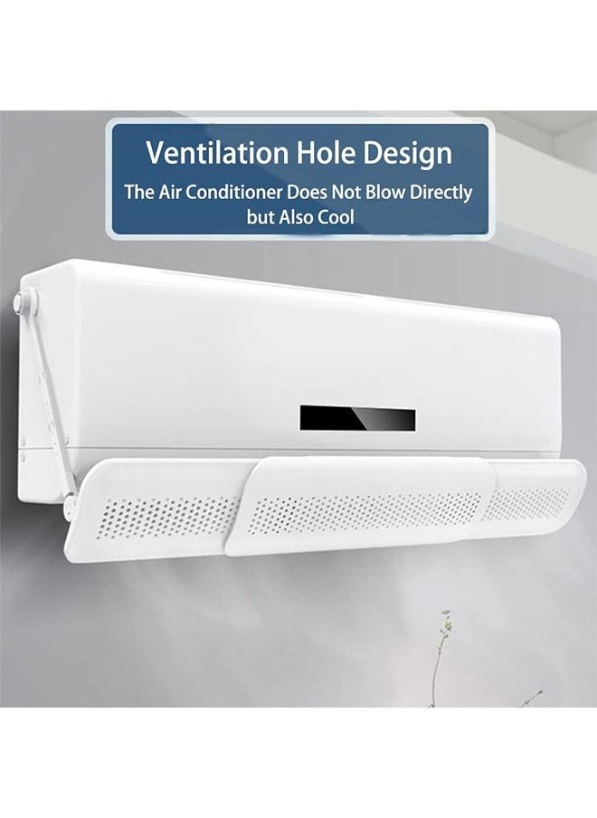 Arabest Split Ac Air Flow Deflector, Slim, Length & Angle Adjustable Air Conditioner Deflector helps Cooling/Heating Air Circulation, Anti Blast, Wind Baffle and Direction, Anti-Condensation  - Image 3
