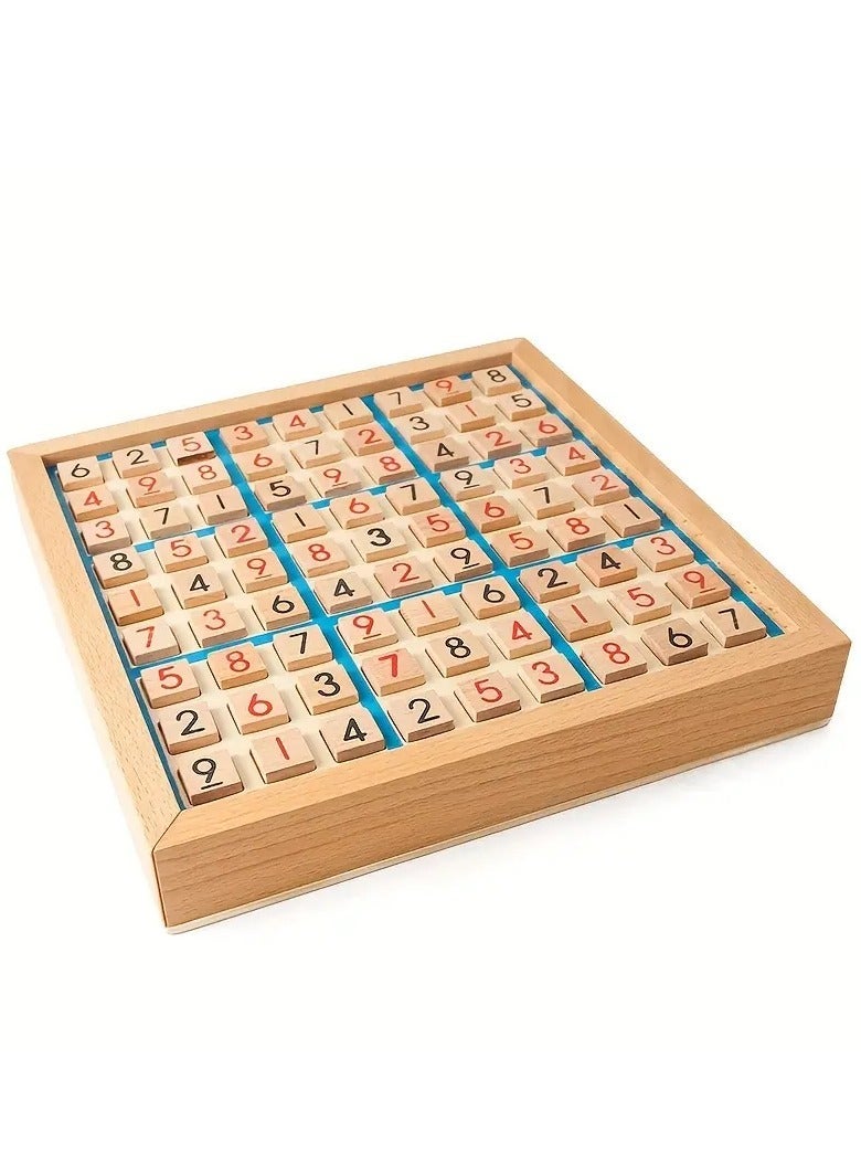 Enhance Logic with Fun - Intermediate Square Wooden Sudoku Game for Strategic Thinking  Cognitive Skill Building - Image 3
