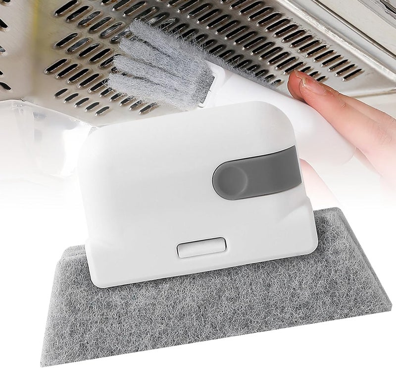 Window Groove Brush, Detachable 2 in 1 Brush Head and Handle for Window Slots Sills and Tracks, with Ergonomic Design for - Image 4