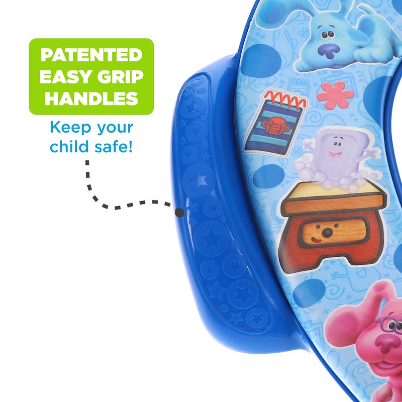 Nickelodeon Blue's Clues Soft Potty Seat and Potty Training Seat - Soft Cushion, Baby Potty Training, Safe, Easy to Clean - Image 2