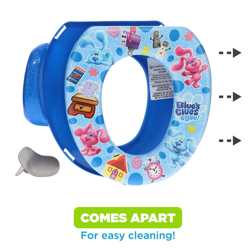 Nickelodeon Blue's Clues Soft Potty Seat and Potty Training Seat - Soft Cushion, Baby Potty Training, Safe, Easy to Clean - Image 3