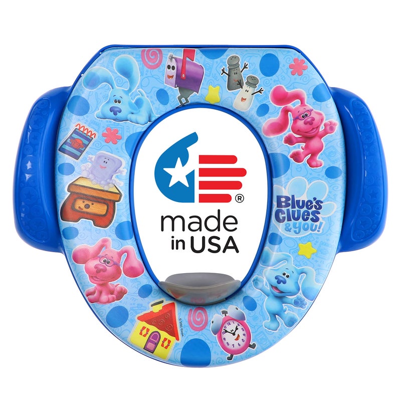 Nickelodeon Blue's Clues Soft Potty Seat and Potty Training Seat - Soft Cushion, Baby Potty Training, Safe, Easy to Clean - Image 1