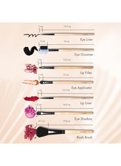 allure Classic Pack Of 5 Makeup Brush  - Image 2