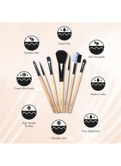 allure Classic Pack Of 5 Makeup Brush  - Image 4