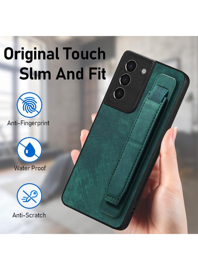 S-TOP Case For Samsung Galaxy S21+ 5G Retro Wristband Holder Leather Back Phone Case - Image 5