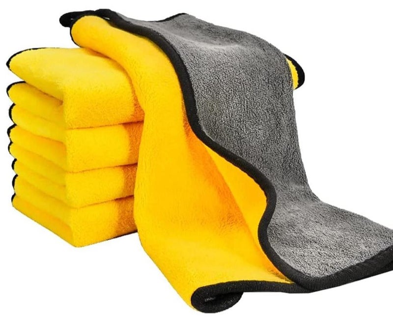 RATSAW 5 Pcs Car Drying Towel Super Absorbent and Quick Drying Microfiber Cleaning Towel for Car Household 30 x 40cm - Image 1