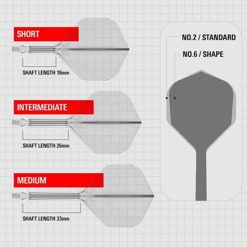 Target Darts أقلام السهام المستهدفة K Flex المدمجة مع الأجنحة والعمود، رقم 2 أزرق (متوسط) | عبوة من 3 K-Flex - رقم 2، Kflex جميعها في واحدة مصبوبة من الأجنحة والعمود | ملحقات السهام الاحترافية - Image 3