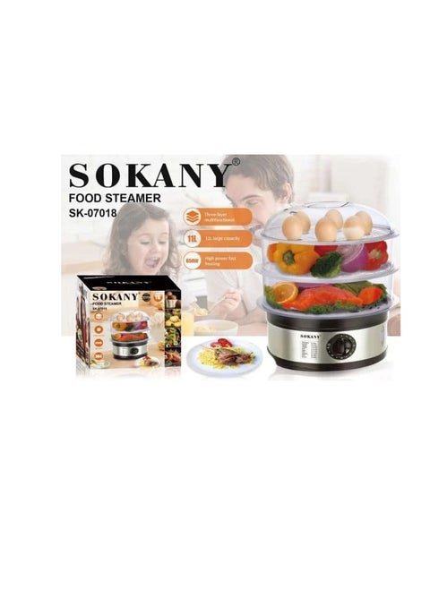 حله طهى بالبخار سوكانى 3 دور 11 لتر 650 وات SK 07018