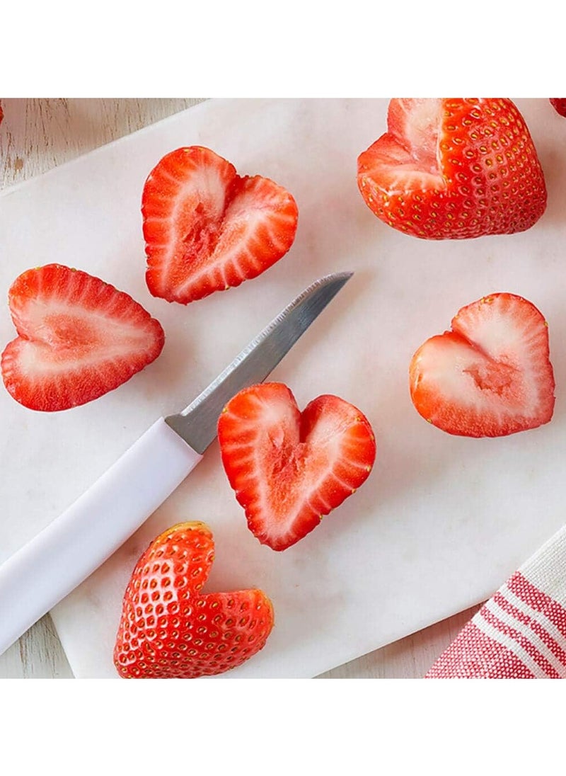 Oasisgalore - Strawberry Huller Stem Remover and Slicer Set,Kitchen Peeler Tools - Image 1
