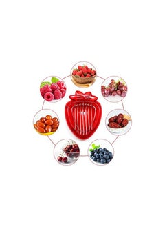 Oasisgalore Strawberry Huller Stem Remover and Slicer Set,Kitchen Peeler Tools  - Image 2