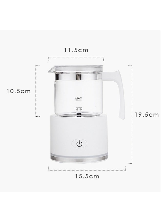 4-in-1 Automatic Cold/Hot Milk Frother Milk Warmer 600W SH01W White