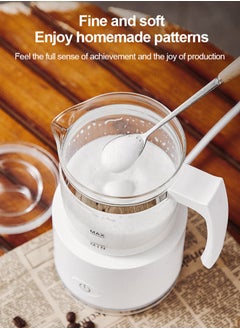 ET-LIFE 4-in-1 Automatic Cold/Hot Milk Frother Milk Warmer 600W SH01W White  - Image 5