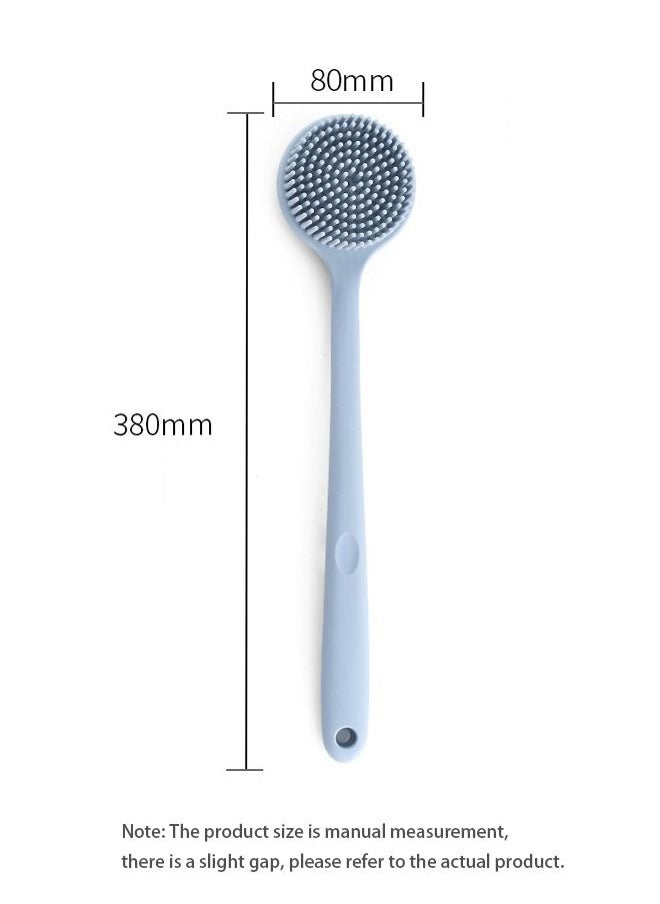 Shower Brush Silicone Bath Body Brush with Soft Bristles Back Cleaning Washer Blue - pzsku/Z9FDB30BFCF502BF5BD11Z/45/_/1686557507/3c6d7b55-f84d-41c7-88df-7985948411cb