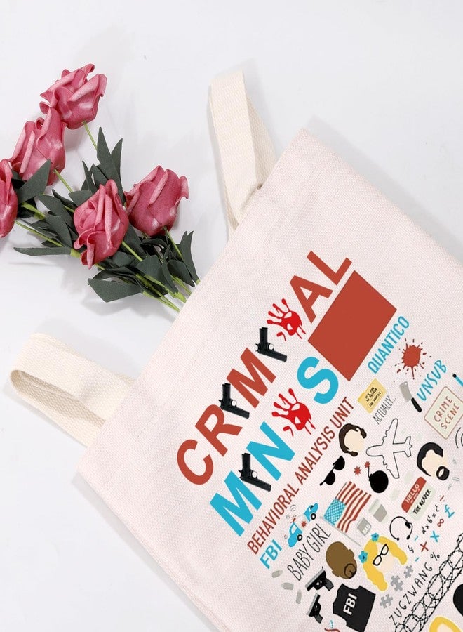 MEIKIUP Murder TV Show Canvas Tote Bag True Crime TV Show Merchandise for Fans True Crime Lovers Gift (Cri Tote Bag) - Image 2