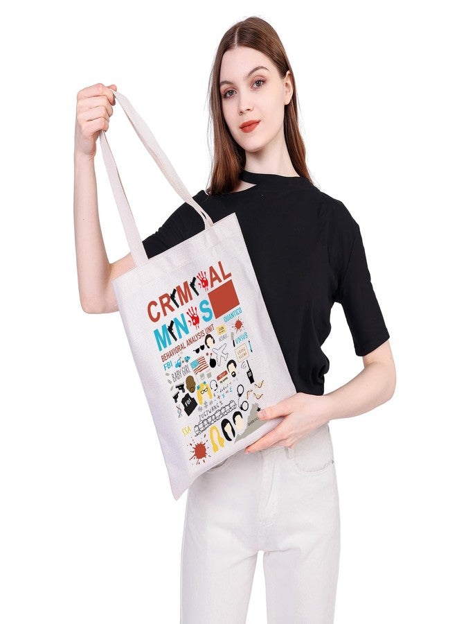MEIKIUP Murder TV Show Canvas Tote Bag True Crime TV Show Merchandise for Fans True Crime Lovers Gift (Cri Tote Bag) - Image 4