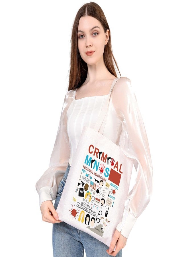 MEIKIUP Murder TV Show Canvas Tote Bag True Crime TV Show Merchandise for Fans True Crime Lovers Gift (Cri Tote Bag) - Image 5