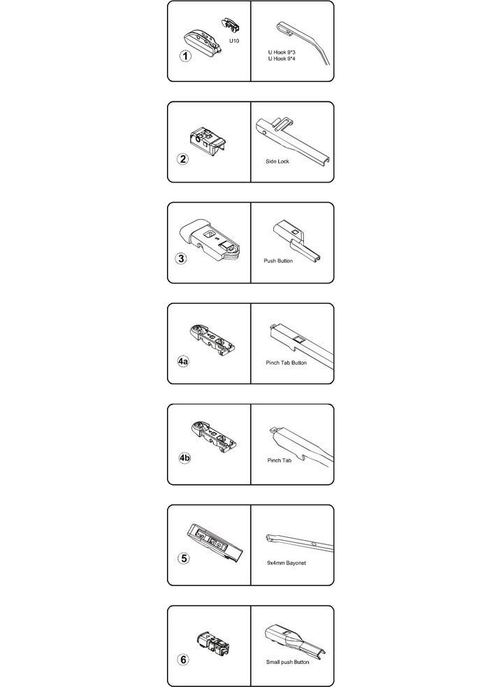 Hc Cargo Audi A5 2009 - 2017 Banana Wiper Set  - Image 2