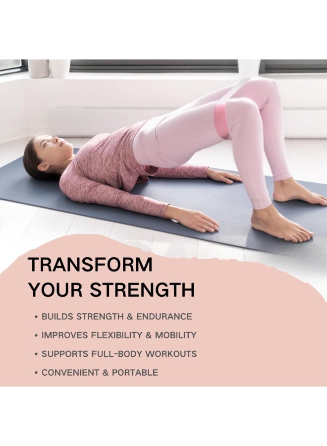 Cuken Resistance Exercise Bands Set – Loop Bands for Workout, Stretching, Yoga & Pilates - Image 2