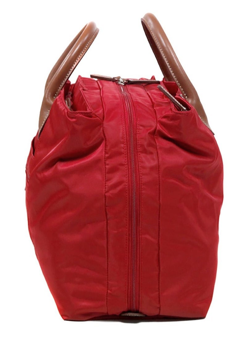 Jump Nice Large Travel Bag Cabin Size with 3 Compartments Red - Image 5