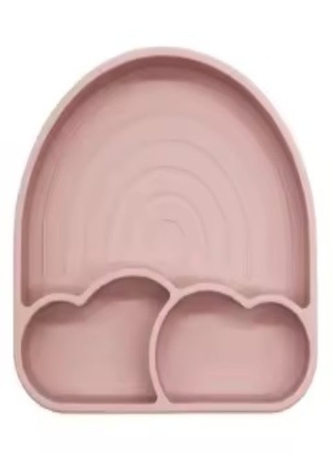 Silicone Baby Suction Plate with Lid Child Friendly and Practical Design