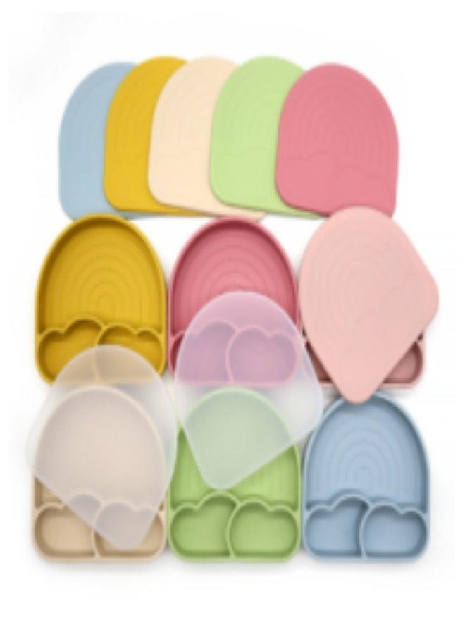 bellanina - Silicone Baby Suction Plate with Lid Child Friendly and Practical Design - Image 1