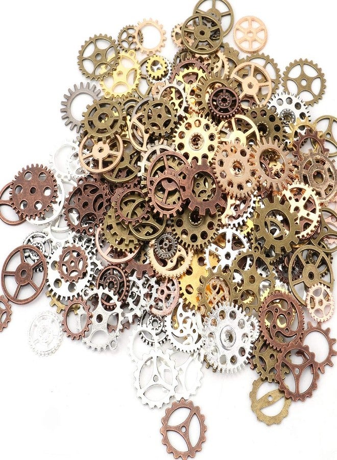 SNOOGG Metal gear embellishment to create vintage style art and multiuse. 100 gram pack - Image 1