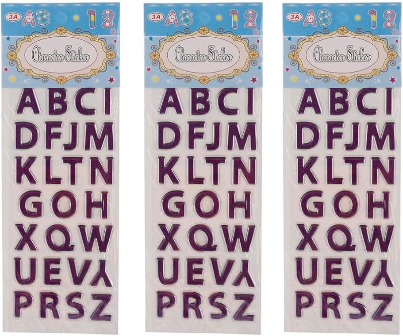 ا بلاستيك ينجليسه ليتتير ستيككير سيت وف  بييكيس فور كيدس  ماوفي   ابوربلي