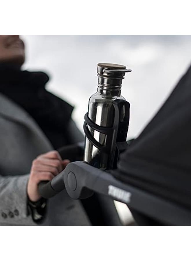 THULE Stroller Cup Holder Bottle Cage Jogging Strollers Black - Image 3