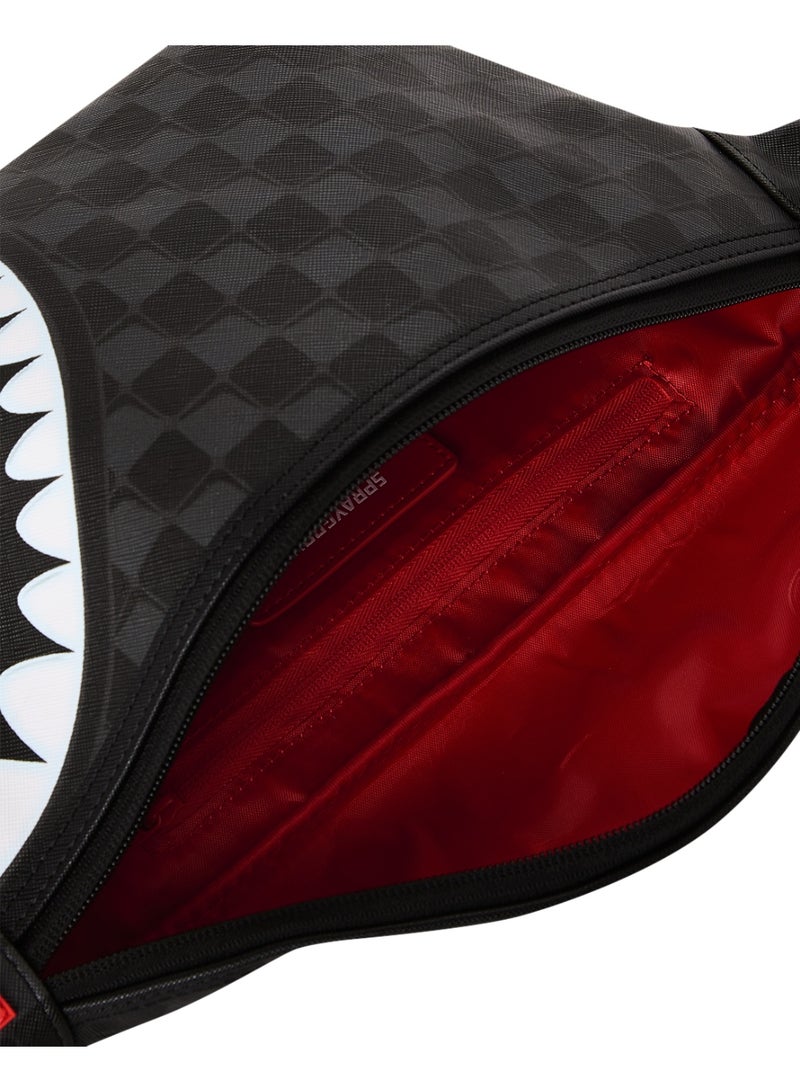 SPRAYGROUND حقيبة كروس بودي بالون أسود من سبراي غراوند - سمكة القرش في باريس - Image 4