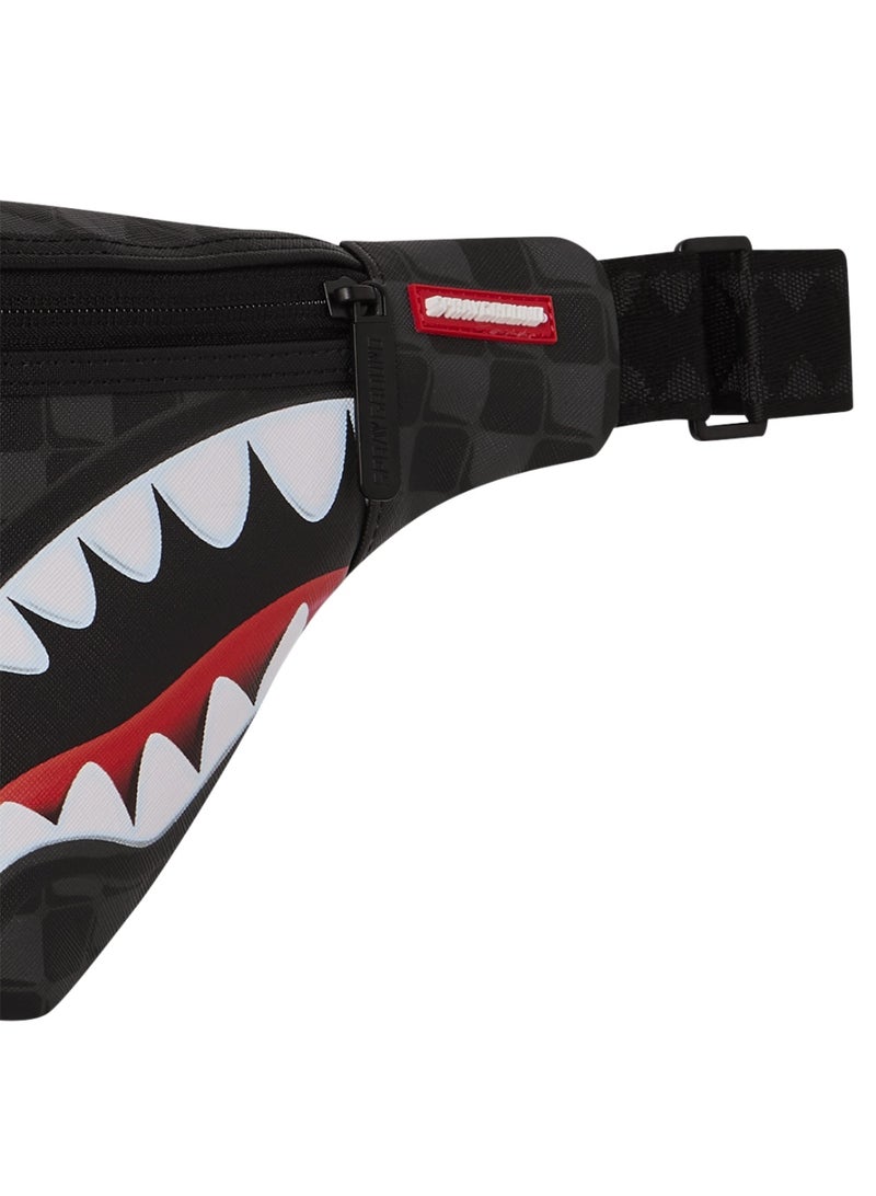 SPRAYGROUND حقيبة كروس بودي بالون أسود من سبراي غراوند - سمكة القرش في باريس - Image 3