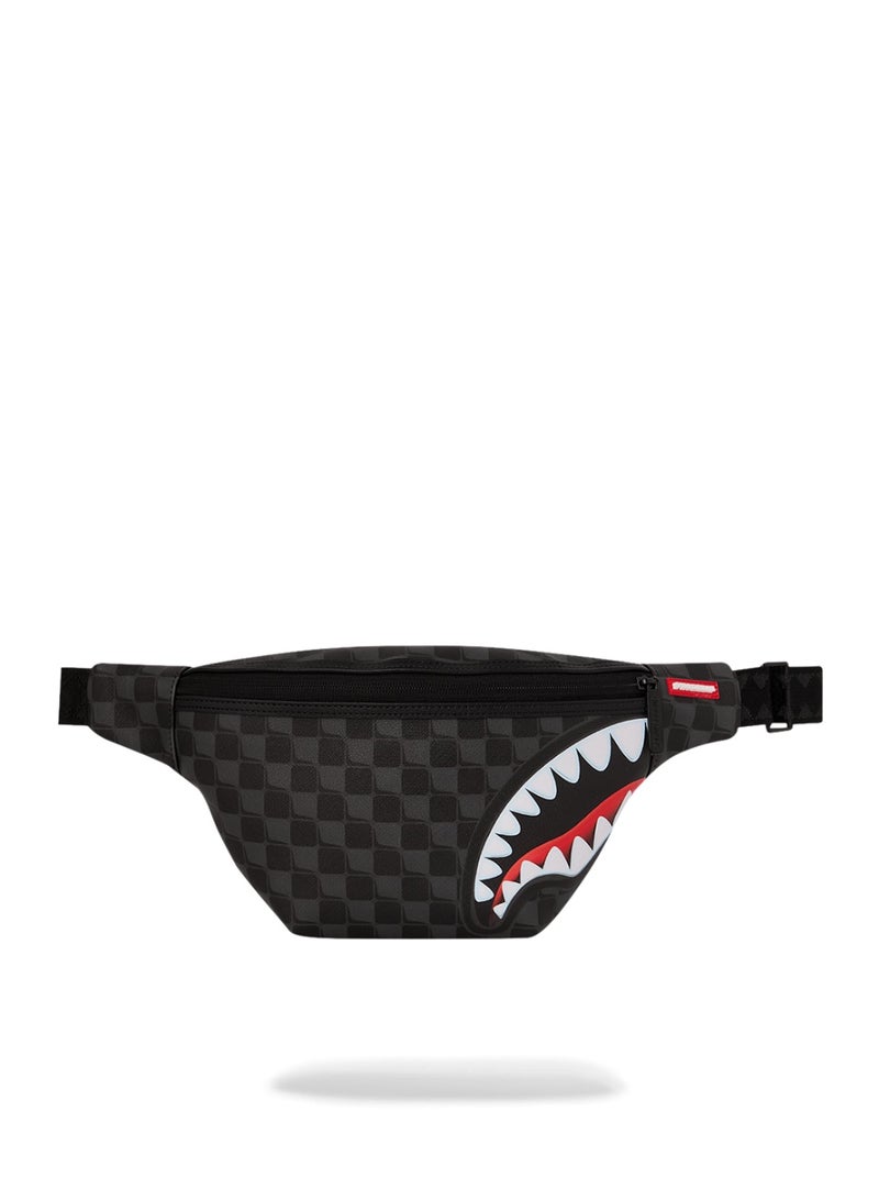 SPRAYGROUND حقيبة كروس بودي بالون أسود من سبراي غراوند - سمكة القرش في باريس - Image 1