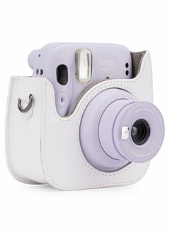 Y&D SYOSI PU Leather Camera Case for Fujifilm Instax Mini 11, with Adjustable Strap and Pocket (Panda)  - Image 3