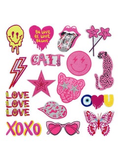 Pink Y2K Iron on Patches Preppy Western Cowgirl Sew on Applique Repair Embroidered Patches Early 2000s Aesthetic DIY Craft Accessories for Women Girls Clothing Backpack Hat Jacket Jeans 16Pcs - pzsku/Z9FDBA90EC3D3E709E8E0Z/45/_/1722238980/b3bf02e4-9548-4dd1-8209-cfa61ad8f2c5