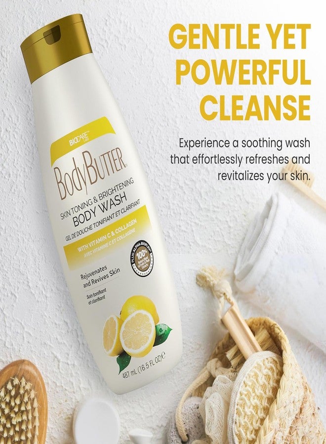 Biocare Vitamin C and Collagen Body Wash: Ultimate Brightening & Toning Solution, Ideal for Men & Women - Enhances Skin & Hydrates, Suitable All Skin Types, Sulfate-Free 16.5 oz - Image 4