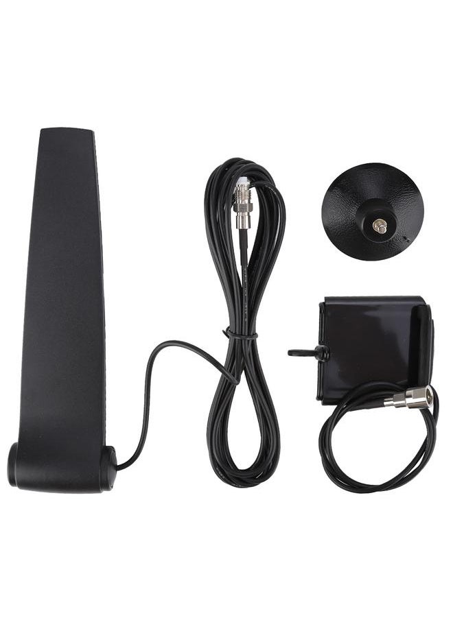 Thoraya 1pcs Black ABS High Gain Antenna 2.4G Wifi 9DB Omnidirectional Antennas  - Image 1