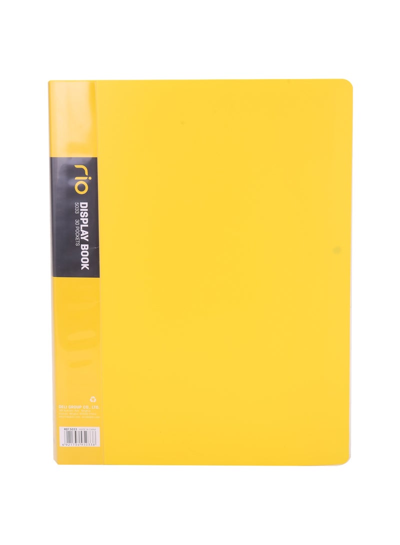 Deli E5033 Display Book - A4, 30 Pages, Assorted Colors - Image 3