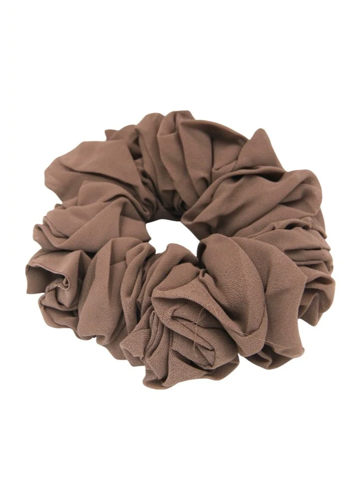 D'Daniela D'Daniela - Elastic Volumizing Hijab Scrunchie Tie Bun - Dark Brown
