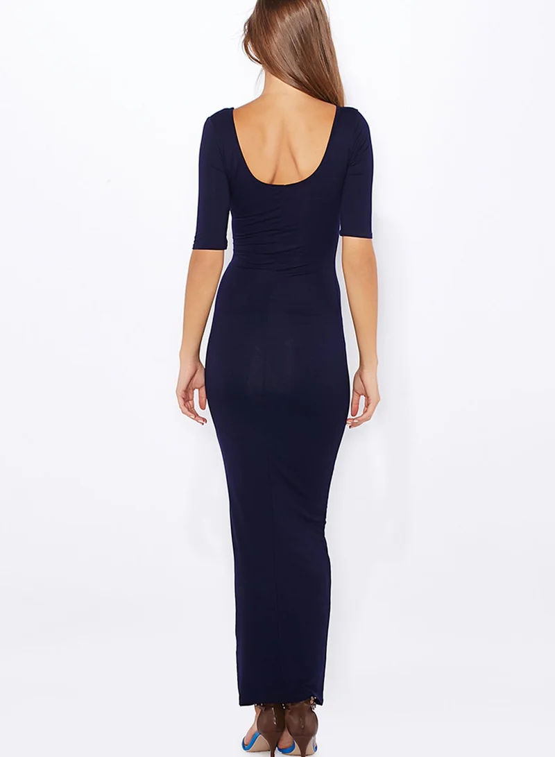 Ginger Neck Cut Out Dress