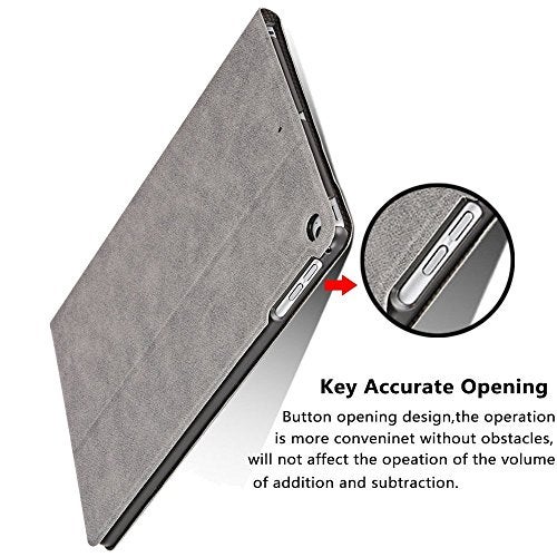MOCA Case for 10.2 inch iPad 9th 8th 7th Generation 2021 2020 2019 Launch (Soft Back) A2603 A2604 A2605 A2270 A2428 A2429 A2430 A2197 A2198 A2200 Flip Case Cover (Grey) - Image 5