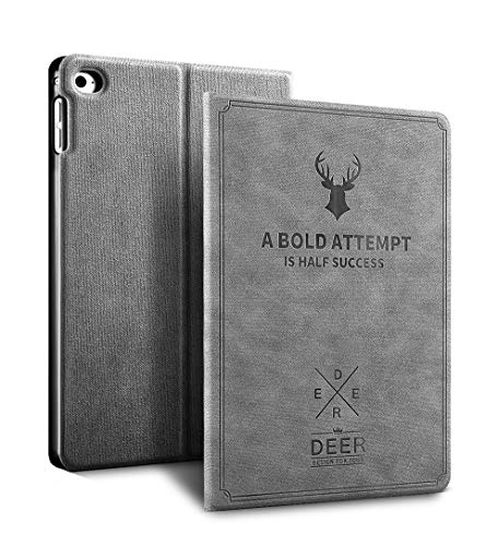 MOCA Case for 10.2 inch iPad 9th 8th 7th Generation 2021 2020 2019 Launch (Soft Back) A2603 A2604 A2605 A2270 A2428 A2429 A2430 A2197 A2198 A2200 Flip Case Cover (Grey) - Image 1