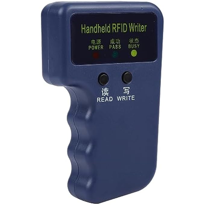 rayihni 125KHZ RFID READER WRITER HANDHELD HID RFID COPIER RFID DUPLICATOR FOR 125KHZ ID AND HID CARDS KEY FOBS +10PCS T5577 KEY FOB TAGS + 10PCS T5577 RFID CARDS - Image 3