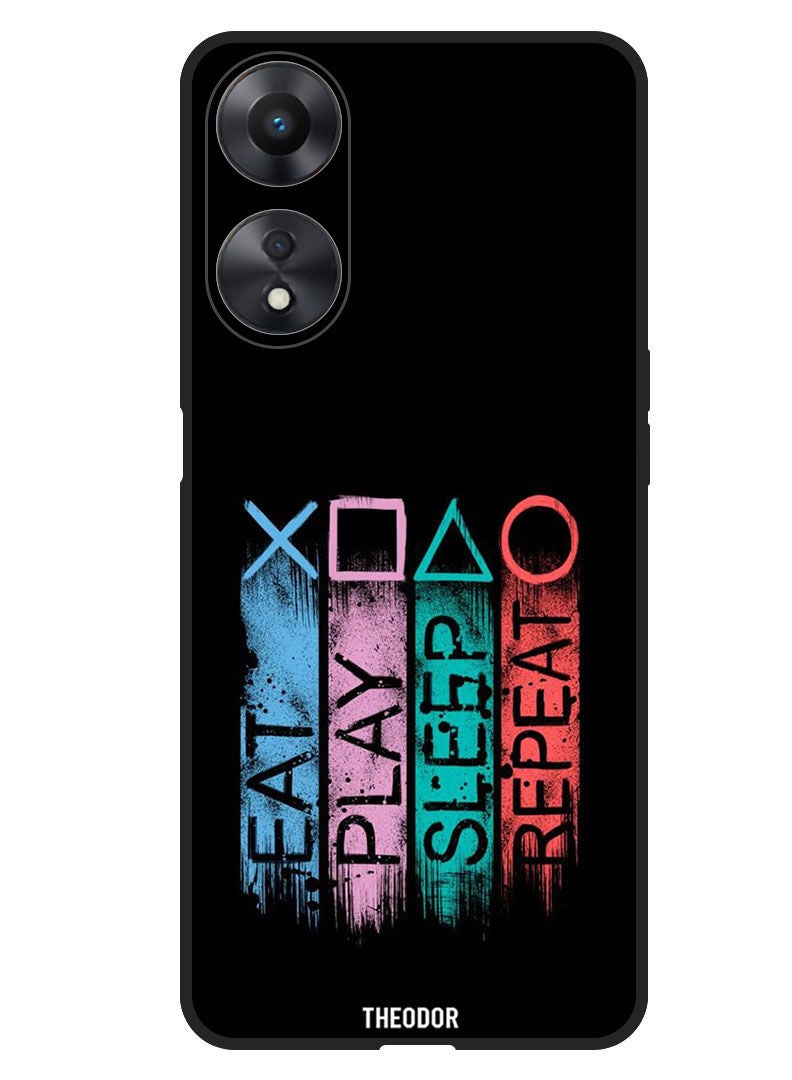 Theodor Protective Case Anti Scratch Shock Proof Bumper Cover For Oppo A78 Earth Wallpaper - Image 1